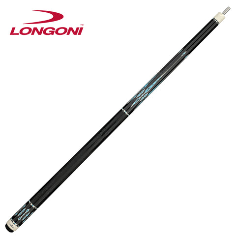 Longoni Black Mamba II Lizard Style Leather Pool Cue Butt