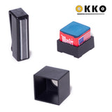 OKKO Plastic Magnetic Billiard Chalk Holder Black