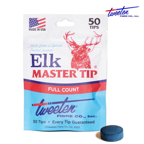 Elk Master Cue Tip Ø12.5mm 1 package 50 pcs