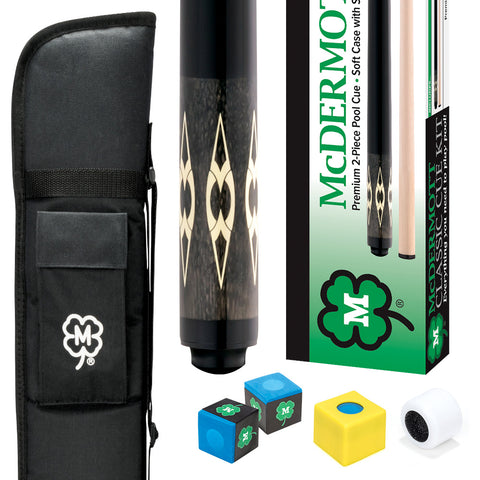 McDermott Pool Cue Classic Kit Grey Stain