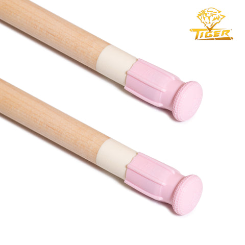 Tiger Cue Tip and Ferrule Protectors, 2-Pack, Rose Quartz