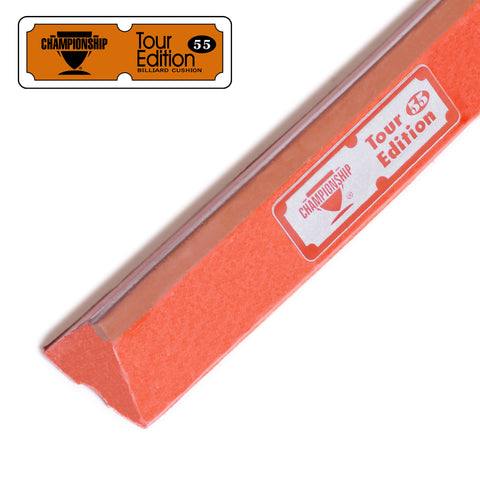 Championship Tour Edition K55 Pool Table Rail Rubber 47”, Set of 6