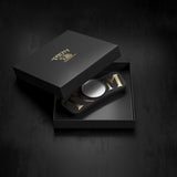 Taom Magnetite Combo Billiard Chalk Holder and V10 Chalk Blue