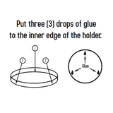 Taom Magnetite Combo Billiard Chalk Holder and Pool Chalk 2.0 Blue