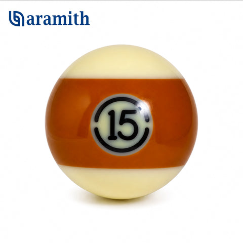 Aramith Tournament TV Pool Replacement Ball 2 1/4" #15