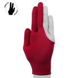 Billiard Quality Glove Burgundy