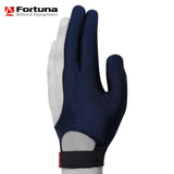Fortuna Billiard Glove Classic w/Strap Blue XL