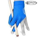Kamui Billiard Glove QuickDry for Left Hand Blue XXL