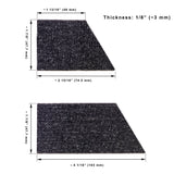 Tweeten Cushion Rubber Facings 1/8", Set of 12