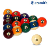 Aramith Tournament Billiard Pool Ball set 2 1/4"