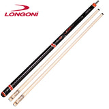 Longoni Black Pearl II Carom Cue w/2 E71 S20 Shafts