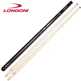 Longoni Inspiration Carom Cue w/2 E71 Maple Shafts