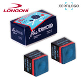 Longoni Blue Diamond Billiard Chalk 50 pcs 1 case