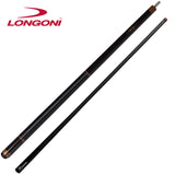 Longoni Niels Feijen Sparkle Pool Cue w/Luna Nera Shaft Linen Wrap