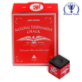 National Tournament Billiard Chalk Black 12 pcs