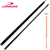 Longoni Niels Feijen Sparkle Pool Cue w/Luna Nera Shaft Leather Wrap