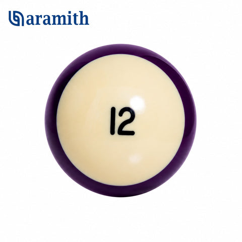 Aramith Crown Standard Pool Replacement Ball 2 1/4" #12