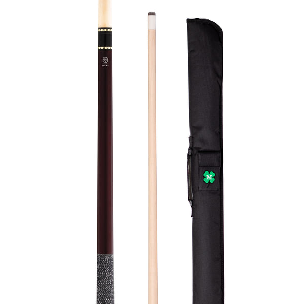 McDermott Lucky L10 Pool Cue FREE Soft Case w/Embroidered Clover Logo