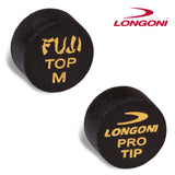 Longoni Fuji Black Cue Tip Ø14mm Medium 1 pc