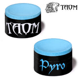 Taom Billiard Pyro Chalk Blue 1 pc w/Chalk Holder