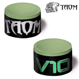 Taom Billiard V10 Chalk Green 1 pc w/Chalk Holder