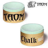Taom Billiard Soft Chalk Green 1 pc in Branded Box