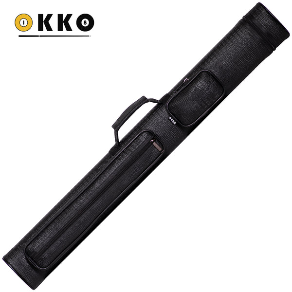 OKKO Billiard Hard Oval Pro Case Croco Black 2x2