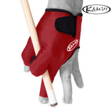 Kamui Billiard Glove QuickDry for Left Hand Red XS