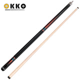 OKKO B-3 Pool Cue w/Maple Shaft, 20 oz, w/Cue Case and Accessories