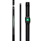 McDermott Vanquish Mach 1 Carbon Fiber Break Pool Cue Leather Wrap  FREE Hard Case
