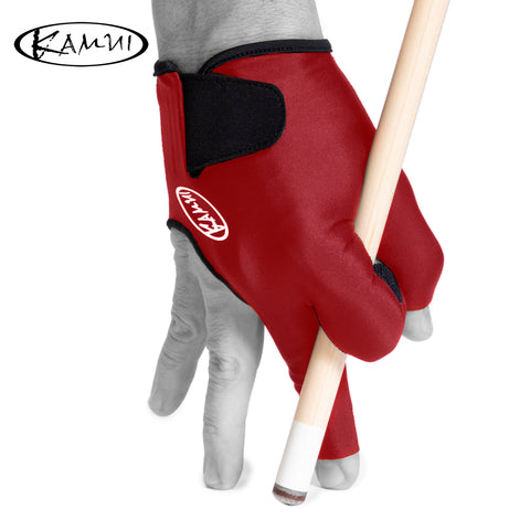 Kamui Billiard Glove QuickDry for Right Hand Red XXL