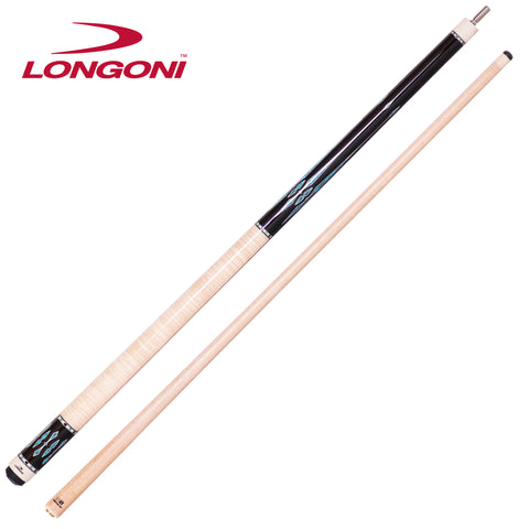 Longoni Black Mamba II Natural Pool Cue w/S2 Shaft