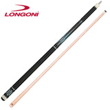 Longoni Black Mamba II Lizard Style Leather Pool Cue w/S2 Shaft
