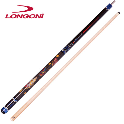 Longoni Papilio Lux Arcobaleno Pool Cue w/S2 Shaft