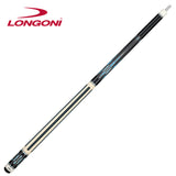 Longoni Black Mamba II Leather Strips Pool Cue Butt