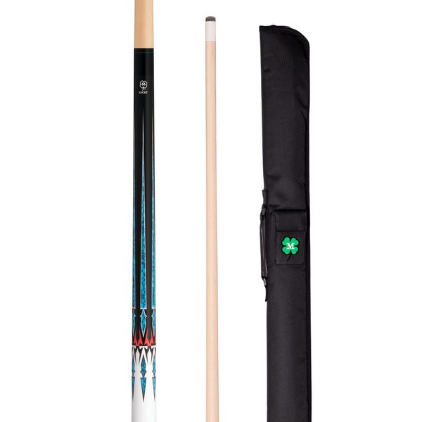 McDermott Lucky L81 Pool Cue FREE Soft Case w/Embroidered Clover Logo
