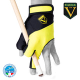 Vaula Pro Billiard Glove for Left Hand Yellow L