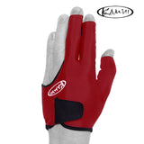 Kamui Billiard Glove QuickDry for Left Hand Red XS