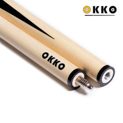 OKKO Alpha Pool Cue 57”, Glue-On Tip