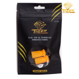 Tiger Cue Tip and Ferrule Protectors, 2-Pack, Gold