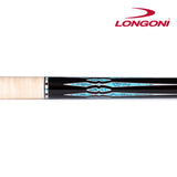 Longoni Black Mamba II Natural Pool Cue w/Luna Nera Shaft