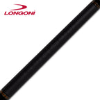Longoni Flames Leather Pool Cue Butt