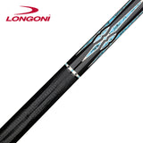 Longoni Black Mamba II Lizard Style Leather Pool Cue Butt