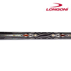 Longoni Nirvana 2 Nox Silver Pool Cue w/S30 Shaft