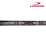 Longoni Nirvana 2 Nox Silver Pool Cue w/S30 Shaft