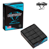 Championship Billiard Chalk Black 12 pcs