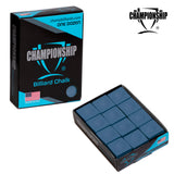Championship Billiard Chalk Blue 12 pcs