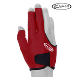 Kamui Billiard Glove QuickDry for Right Hand Red S