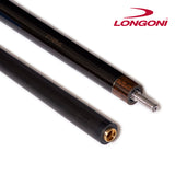 Longoni Sparkle Curly Pool Cue w/Luna Nera Shaft