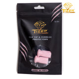 Tiger Cue Tip and Ferrule Protectors, 2-Pack, Rose Quartz